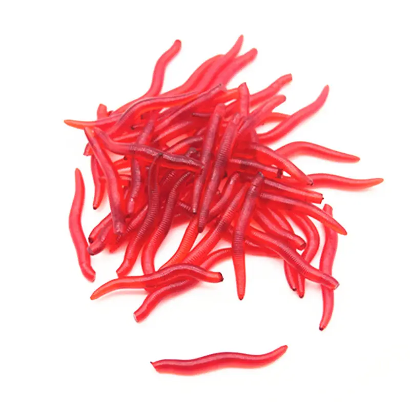 50pcs/lot Soft Fishing Lure Simulation Earthworm Red Worms Artificial Fishing Lure Tackle Lifelike Fishy Takcle
50pcs/lot Soft Fishing Lure Simulation Earthworm Red Worms Artificial Fishing Lure Tackle Lifelike Fishy Takcle