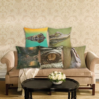 HD Crocodile Cushion Cover Decorative Cute Linen Cushion Case Sofa Throw Pillow Car Chair Home Decor Pillow Case almofadas
HD Crocodile Cushion Cover Decorative Cute Linen Cushion Case Sofa Throw Pillow Car Chair Home Decor Pillow Case almofadas