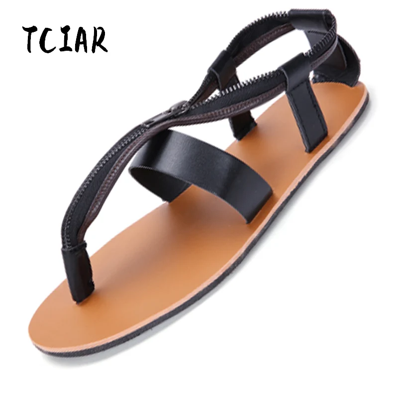 Personality Mens Sandals with Zippers Design Roma Flip Flops Fashion Vintage Summer Beach Shoes Casual Flats Male DS008
Personality Mens Sandals with Zippers Design Roma Flip Flops Fashion Vintage Summer Beach Shoes Casual Flats Male DS008