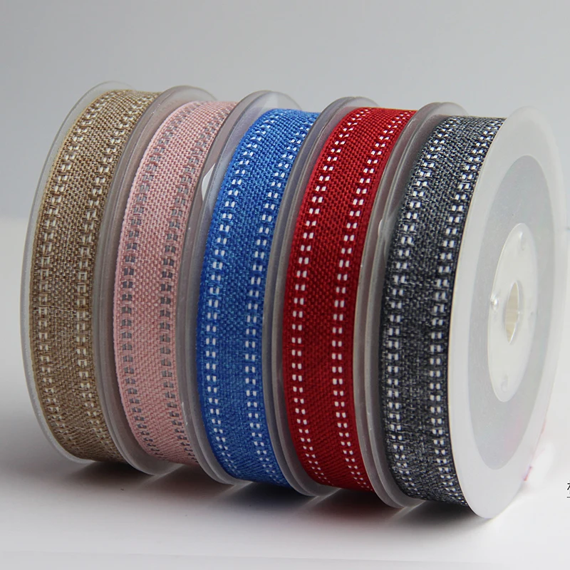 16mm,25mm,38mm Craft Natural Yarn-dyed Stitches Burlap Jute Ribbon for lace trimming linen gifts ribbons 50yards Lot AF845
16mm,25mm,38mm Craft Natural Yarn-dyed Stitches Burlap Jute Ribbon for lace trimming linen gifts ribbons 50yards Lot AF845