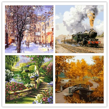 Yunxi art, Frameless hand painted canvas painting scene picture painting by numbers diy acrylic drawing by numbers RS276
Yunxi art, Frameless hand painted canvas painting scene picture painting by numbers diy acrylic drawing by numbers RS276