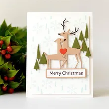 DiyArts 2018 New Delightful Deer Metal Cutting Dies Christmas Elk 8*8cm for Scrapbooking Card Album Making DIY Craft Diecut 
DiyArts 2018 New Delightful Deer Metal Cutting Dies Christmas Elk 8*8cm for Scrapbooking Card Album Making DIY Craft Diecut
