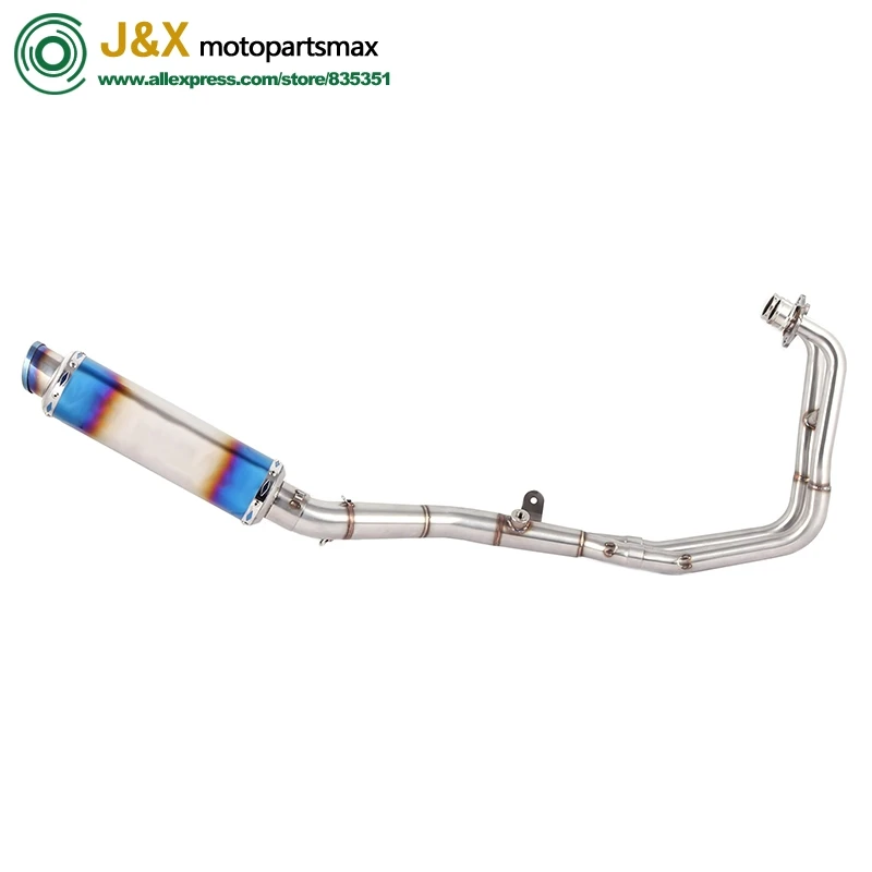 Motorcycle Full System Exhaust Slip On For Yamaha MT03 MT-03 YZF R3 R25 YZF-R3 YZF-R25 2014 to 2017 Add power 12%
Motorcycle Full System Exhaust Slip On For Yamaha MT03 MT-03 YZF R3 R25 YZF-R3 YZF-R25 2014 to 2017 Add power 12%
