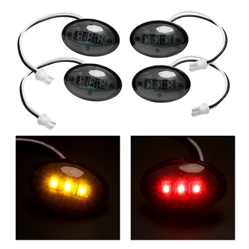 2018 New 4pcs Amber/Red 3-LED Side Marker Light Lamp with Smoke Lens For Ford F350/ F450
2018 New 4pcs Amber/Red 3-LED Side Marker Light Lamp with Smoke Lens For Ford F350/ F450