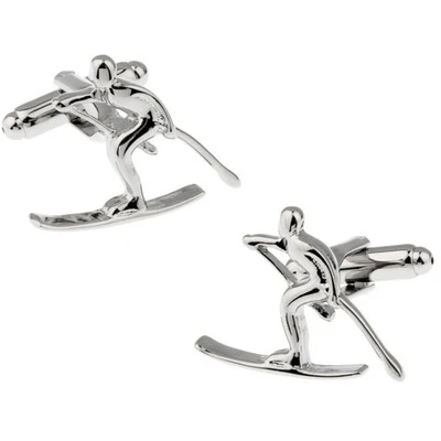 

WN hot sales/winter ski cufflinks in high quality French shirts cufflinks wholesale/retail/friends gifts