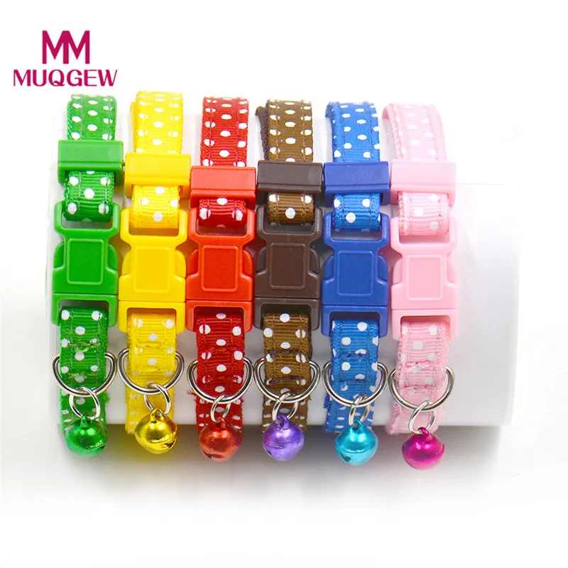 pet dog collar with bell nylon rhinestones Dot printed quick release Adjusted Collar Neck Strap Pet Puppy Cat supplies 2017
pet dog collar with bell nylon rhinestones Dot printed quick release Adjusted Collar Neck Strap Pet Puppy Cat supplies 2017
