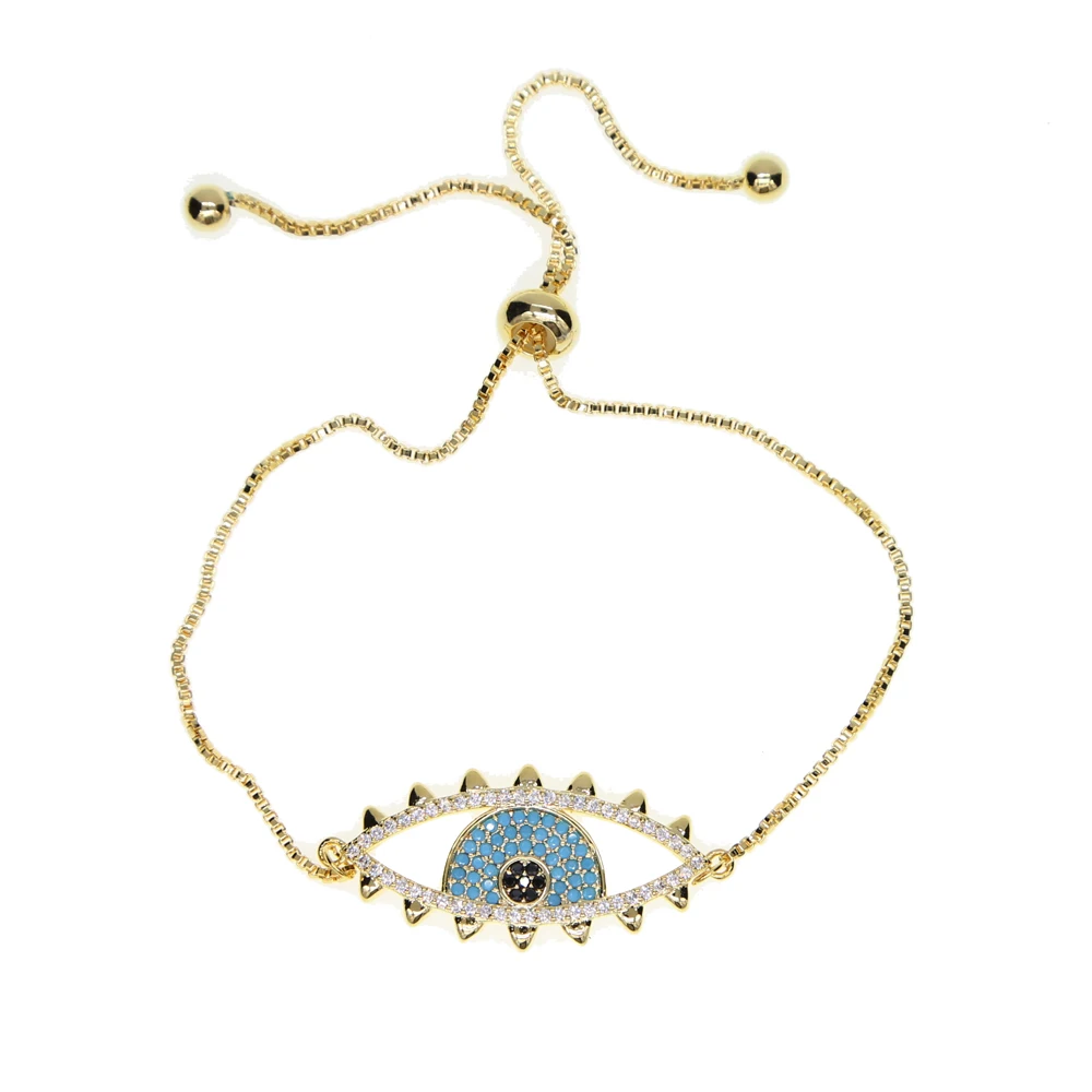 2017 new arrival fashion Jewelry bangle box chain adjustable size Turkey Good Luck AAA Zircon Round Evil Eye Bracelet
2017 new arrival fashion Jewelry bangle box chain adjustable size Turkey Good Luck AAA Zircon Round Evil Eye Bracelet