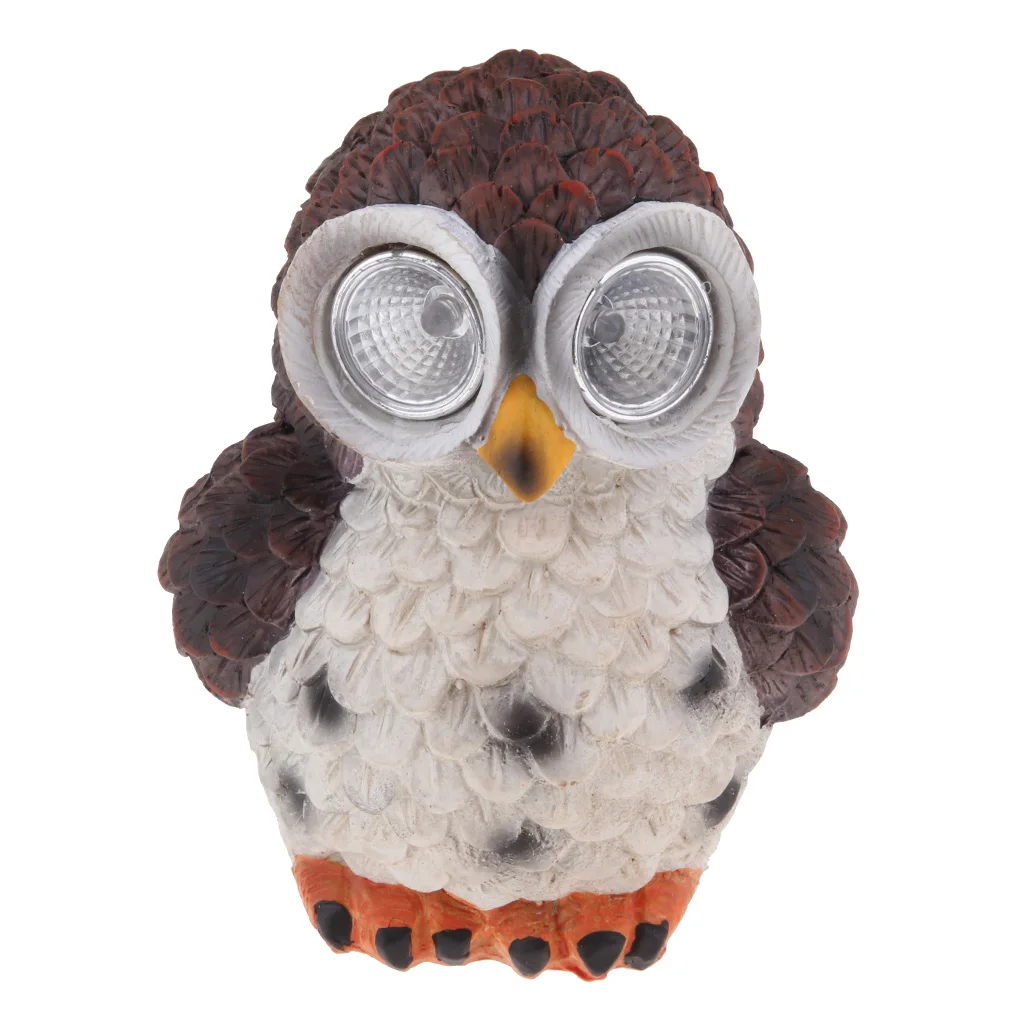 Outdoor Solar Garden Owl Lights - Multi-Color Changing LED Solar Owl Decor Lights for Garden, Patio, Backyard Outdoor Solar Garden Owl Lights - Multi-Color Changing LED Solar Owl Decor Lights for Garden, Patio, Backyard