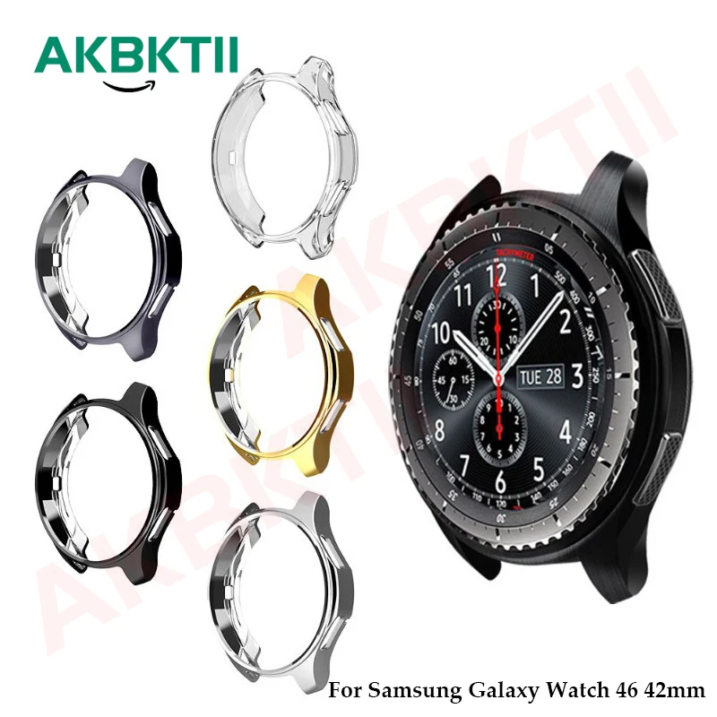 AKBKTII Soft TPU Slim Protective Case Cover for Samsung Galaxy Watch Case 46mm 42mm Frame Smartwatch Accessories High Quality
AKBKTII Soft TPU Slim Protective Case Cover for Samsung Galaxy Watch Case 46mm 42mm Frame Smartwatch Accessories High Quality