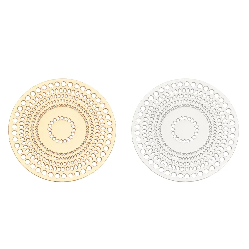 DoreenBeads Fashion Iron Based Alloy Filigree Stamping Connectors Round Silver Color Gold Circle DIY Charms 28mm Dia, 10 PCs
DoreenBeads Fashion Iron Based Alloy Filigree Stamping Connectors Round Silver Color Gold Circle DIY Charms 28mm Dia, 10 PCs