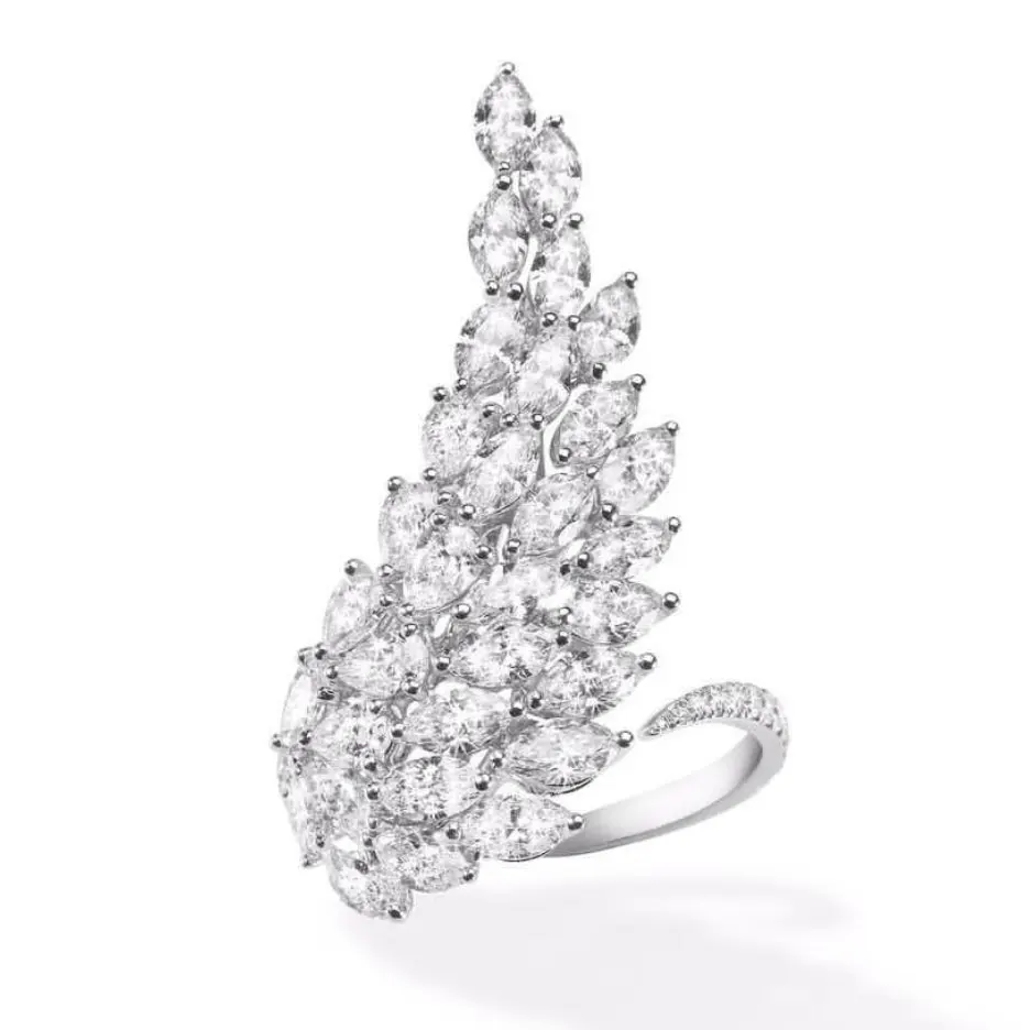 GODKI Elegant Angel Wing Feather Full Cubic Zirconia Pave Women Bridal Engagement Adjustable Ring Jewelry Addiction
GODKI Elegant Angel Wing Feather Full Cubic Zirconia Pave Women Bridal Engagement Adjustable Ring Jewelry Addiction