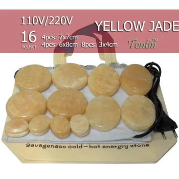 New Natural Energy massage stone set hot spa rock yellow jade stone with heater bag ( 16pcs 4pcs 7x7+4pcs 6x8 + 8)
New Natural Energy massage stone set hot spa rock yellow jade stone with heater bag ( 16pcs 4pcs 7x7+4pcs 6x8 + 8)