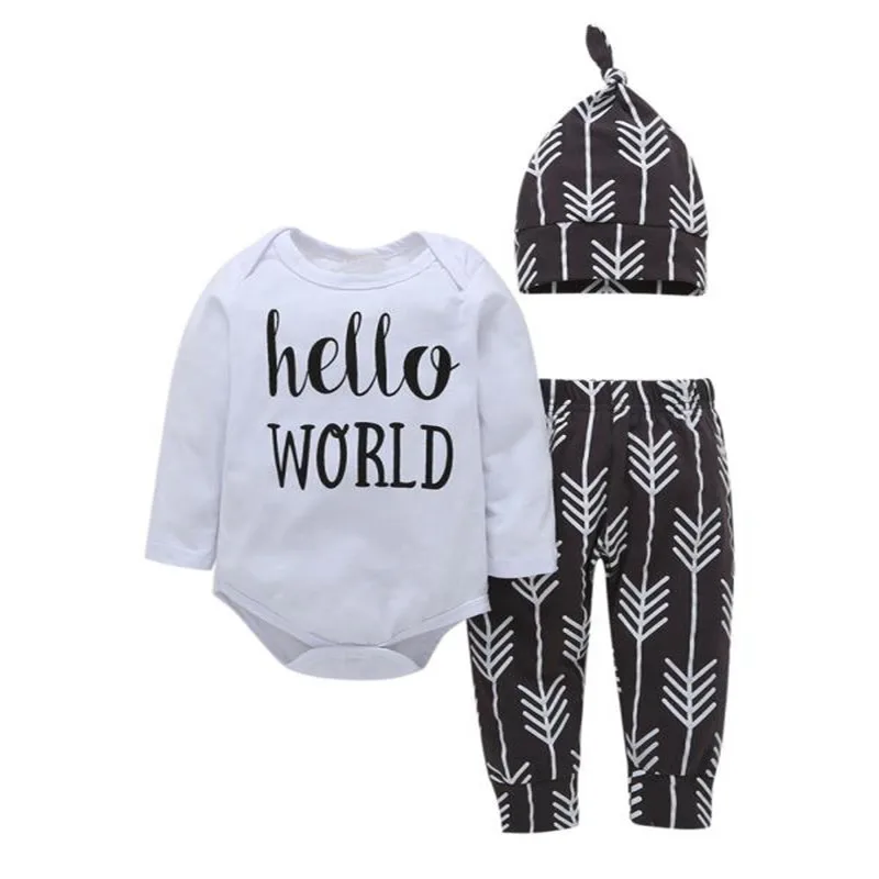 Newborn Baby Infant Boys Letter Print Tops+Pant 3PCS carters china official store Outfits Set Clothes JAN10
Newborn Baby Infant Boys Letter Print Tops+Pant 3PCS carters china official store Outfits Set Clothes JAN10