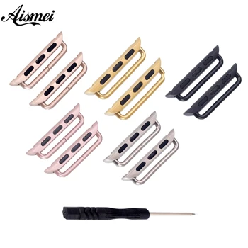 Connector Adpater For Apple Watch band 42mm 38mm iwatch series 3 2 1 Stainless Steel Buckle clasp adaptor watchband accessories
Connector Adpater For Apple Watch band 42mm 38mm iwatch series 3 2 1 Stainless Steel Buckle clasp adaptor watchband accessories