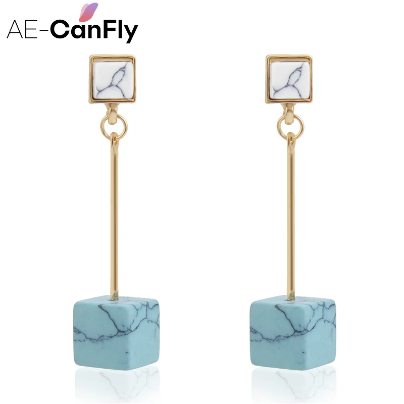 AE-CANFLY Simple Fashion Long Dangle Earrings for Women Cube Drops Ear Jewelry 2B3023
AE-CANFLY Simple Fashion Long Dangle Earrings for Women Cube Drops Ear Jewelry 2B3023