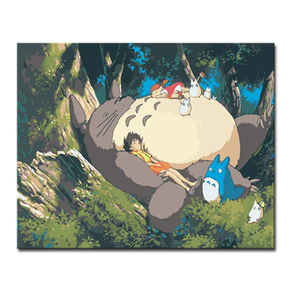 Framework Painting By Numbers DIY Totoro Digital Oil Pictures On Canvas Home Decor Wall Art Abstract Animation Drawing Coloring
Framework Painting By Numbers DIY Totoro Digital Oil Pictures On Canvas Home Decor Wall Art Abstract Animation Drawing Coloring