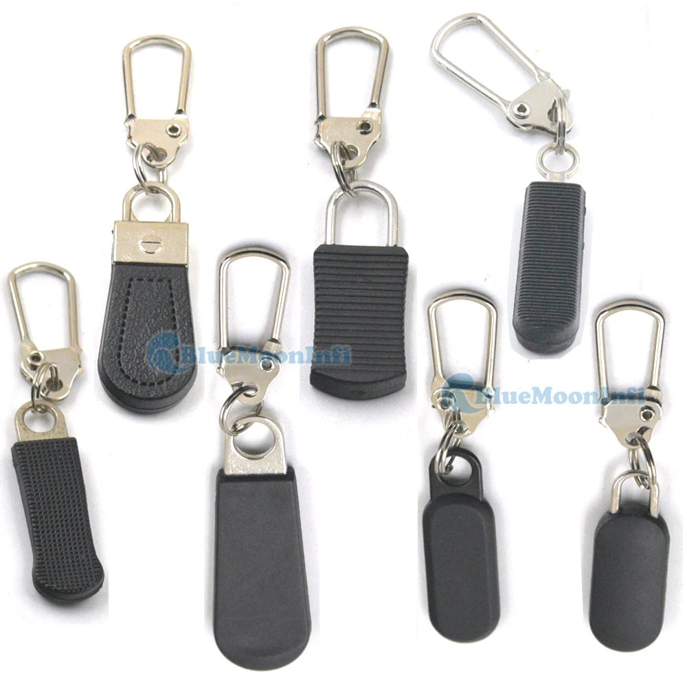 12/25 Pcs / Lot #5 Zipper Slider Fixer Repair Pull Tab Instant Rescue Repair Set Replacement Molded Black
12/25 Pcs / Lot #5 Zipper Slider Fixer Repair Pull Tab Instant Rescue Repair Set Replacement Molded Black