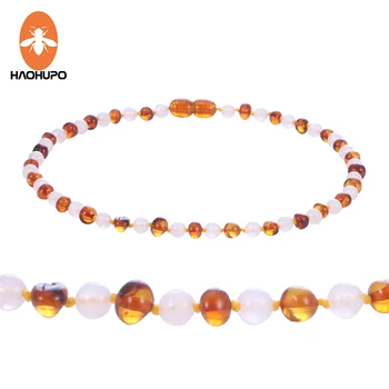 HAOHUPO Amber Necklace with Rose Quartz Baltic Natural Amber Women Necklace Baby Jewelry Handmake for Etsy Custom Color Size 
HAOHUPO Amber Necklace with Rose Quartz Baltic Natural Amber Women Necklace Baby Jewelry Handmake for Etsy Custom Color Size
