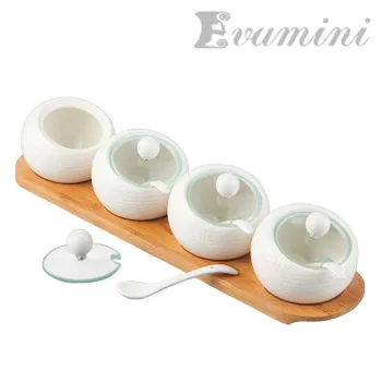 Creative Kitchen Ceramic Seasoning Tank Storage box storage holder Dispensing Bottle Box Salt Bottle Glass Cover home desor gift
Creative Kitchen Ceramic Seasoning Tank Storage box storage holder Dispensing Bottle Box Salt Bottle Glass Cover home desor gift