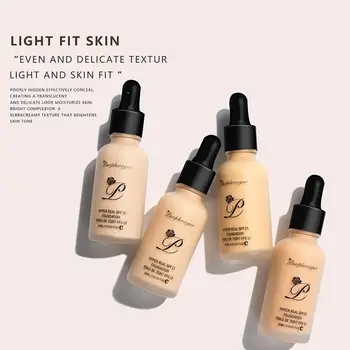 6-color suit liquid foundation brighten skin concealer effect moisturizing concealer 30ml / 1 bottle
6-color suit liquid foundation brighten skin concealer effect moisturizing concealer 30ml / 1 bottle