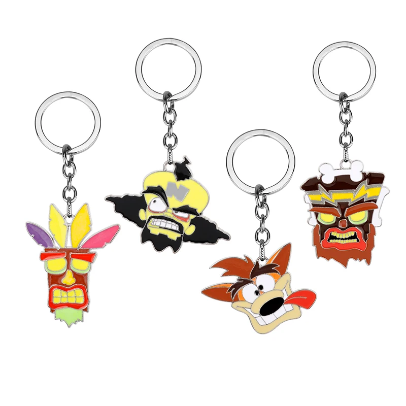 Crash Bandicoot Game Colorful Keychains Anime Animal Dog Enamel Key Holders Cosplay Funny Car keyrings for Women Men Souvenir
Crash Bandicoot Game Colorful Keychains Anime Animal Dog Enamel Key Holders Cosplay Funny Car keyrings for Women Men Souvenir
