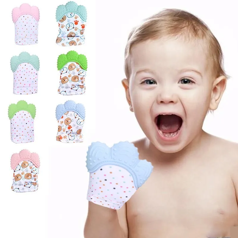 New Baby Silicone Mitts Teething Mitten Glove Sound Teether Newborn Chewable Nursing Mittens Teether Sucking Thumb Toys
New Baby Silicone Mitts Teething Mitten Glove Sound Teether Newborn Chewable Nursing Mittens Teether Sucking Thumb Toys