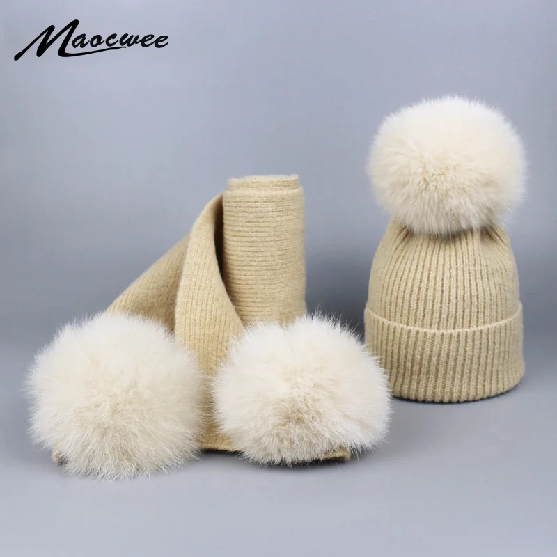 Women Solid Color Cashmere Scarves Real Fox Fur Ball pom poms Winter Thick Warm Scarf High Quality Female and Child Shawl
Women Solid Color Cashmere Scarves Real Fox Fur Ball pom poms Winter Thick Warm Scarf High Quality Female and Child Shawl