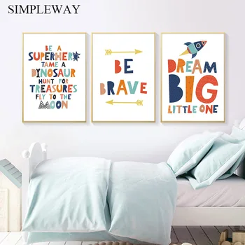Nursery Wall Art Child Poster Canvas Wall Art Print Be Brave Simple Quotes Painting Decorative Picture Baby Kids Bedroom Decor
Nursery Wall Art Child Poster Canvas Wall Art Print Be Brave Simple Quotes Painting Decorative Picture Baby Kids Bedroom Decor