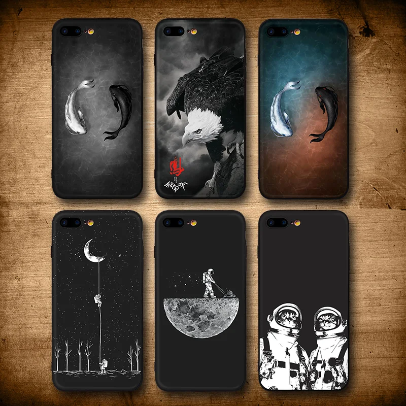IIOZO Fashion Case for iphone 7 8 7plus 8plus Fishes Eagle Space Moon Cat Frosted Matte Exotic Hard Plastic Phone Back Cover
IIOZO Fashion Case for iphone 7 8 7plus 8plus Fishes Eagle Space Moon Cat Frosted Matte Exotic Hard Plastic Phone Back Cover