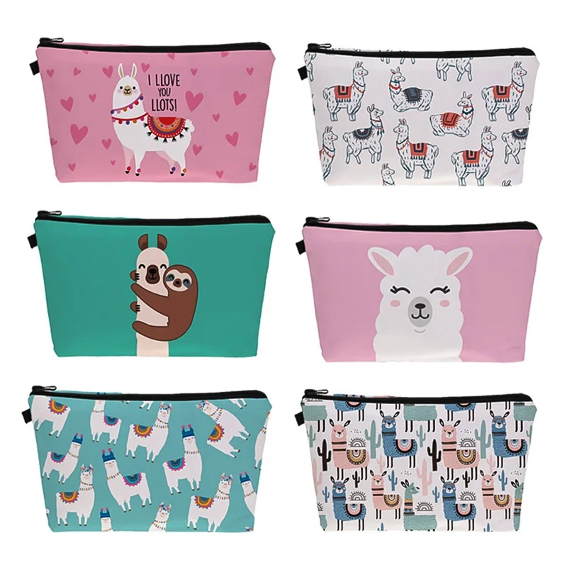 Cute Cartoo Alpaca Printing Pencil Case Makeup Bags Student Pencil Case School Supplies
Cute Cartoo Alpaca Printing Pencil Case Makeup Bags Student Pencil Case School Supplies