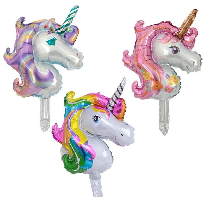 Hot 50pcs/lot 24x35cm mini unicorn head shape aluminum foil neon balloon baby shower birthday wedding decoration children's toy
Hot 50pcs/lot 24x35cm mini unicorn head shape aluminum foil neon balloon baby shower birthday wedding decoration children's toy