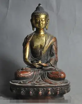 S01822 8" tibet buddhism bronze gilt dragon sakyamuni Tathagata Medicine Buddha statue
S01822 8" tibet buddhism bronze gilt dragon sakyamuni Tathagata Medicine Buddha statue