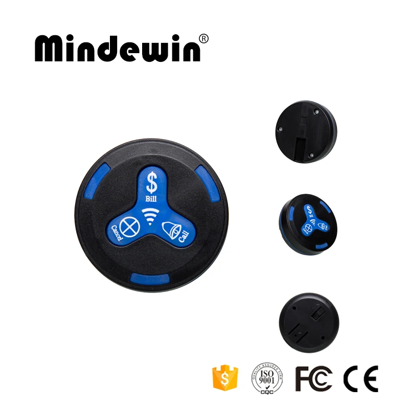Mindewin 433MHz Waterproof Pager Wireless Calling Pager Restaurant Waiter Call Transmitter Button Pager Guest Calling System
Mindewin 433MHz Waterproof Pager Wireless Calling Pager Restaurant Waiter Call Transmitter Button Pager Guest Calling System