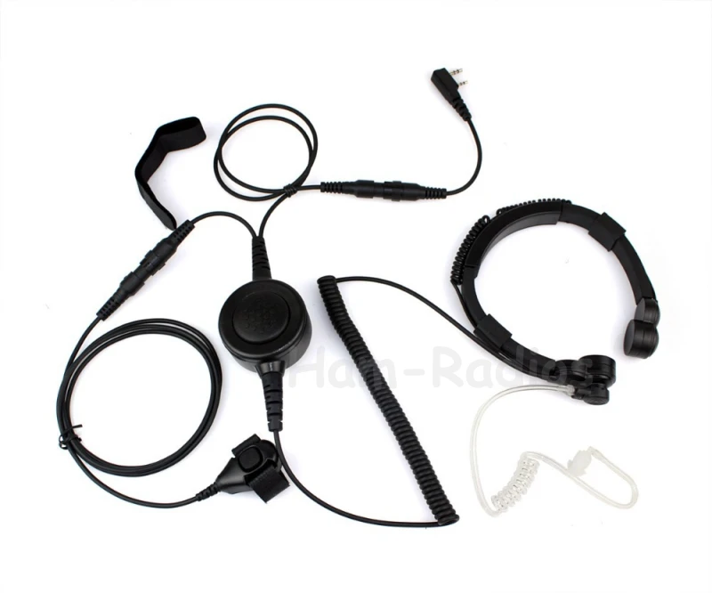 Military Police Equipment Throat Mic Air Tube Headset for Kenwood F48 3207 Baofeng UV-5R 2 Pin Walkie talkie CB Two way Radio
Military Police Equipment Throat Mic Air Tube Headset for Kenwood F48 3207 Baofeng UV-5R 2 Pin Walkie talkie CB Two way Radio