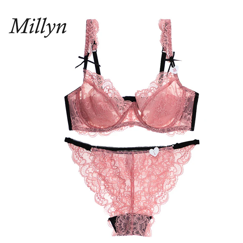 MILLYN hot sexy lace thin bra set plus size underwear ultra-thin sexy erotic bra and briefs set
MILLYN hot sexy lace thin bra set plus size underwear ultra-thin sexy erotic bra and briefs set