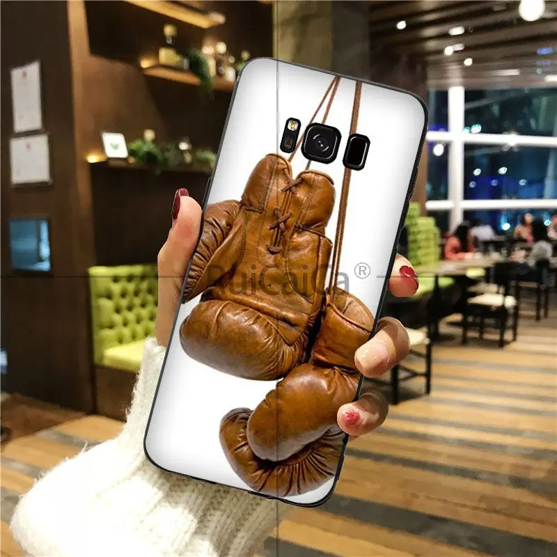 Cartoon Boxing Girl Gloves