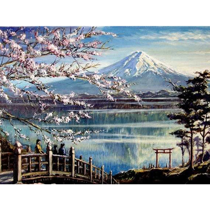 100% Full 5D Diy Daimond Painting Beautiful Mount Fuji Landscape 3D Full Round Rhinestones Diamant Painting Embroidery
100% Full 5D Diy Daimond Painting Beautiful Mount Fuji Landscape 3D Full Round Rhinestones Diamant Painting Embroidery