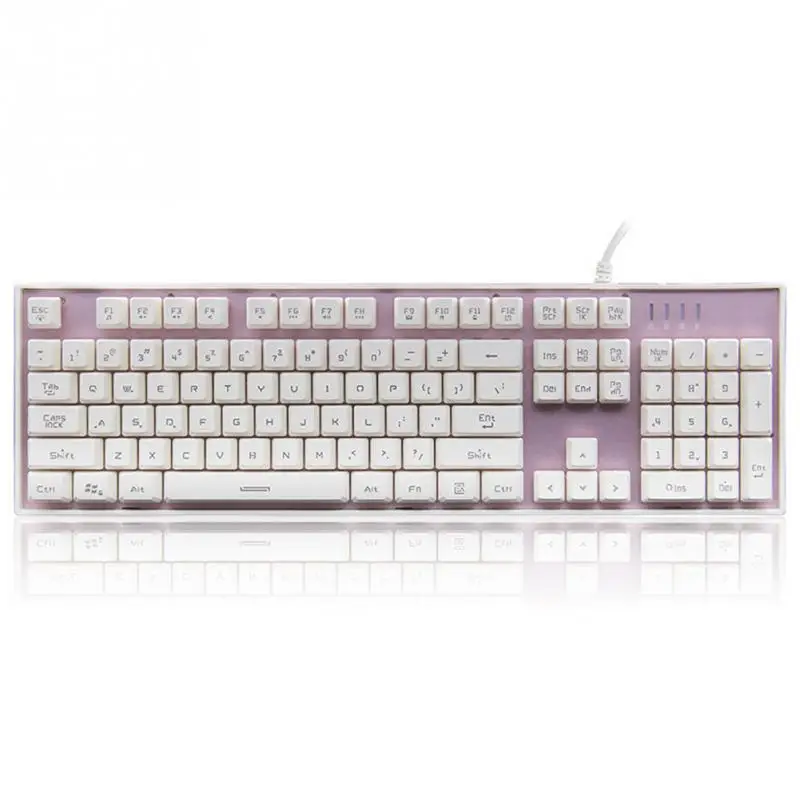 2017 K10 Backlight Gaming Professional Mechanical Keyboard Blue Switches Metal Wired USB Game Keyboard 104 Key for Pro Gamer
2017 K10 Backlight Gaming Professional Mechanical Keyboard Blue Switches Metal Wired USB Game Keyboard 104 Key for Pro Gamer