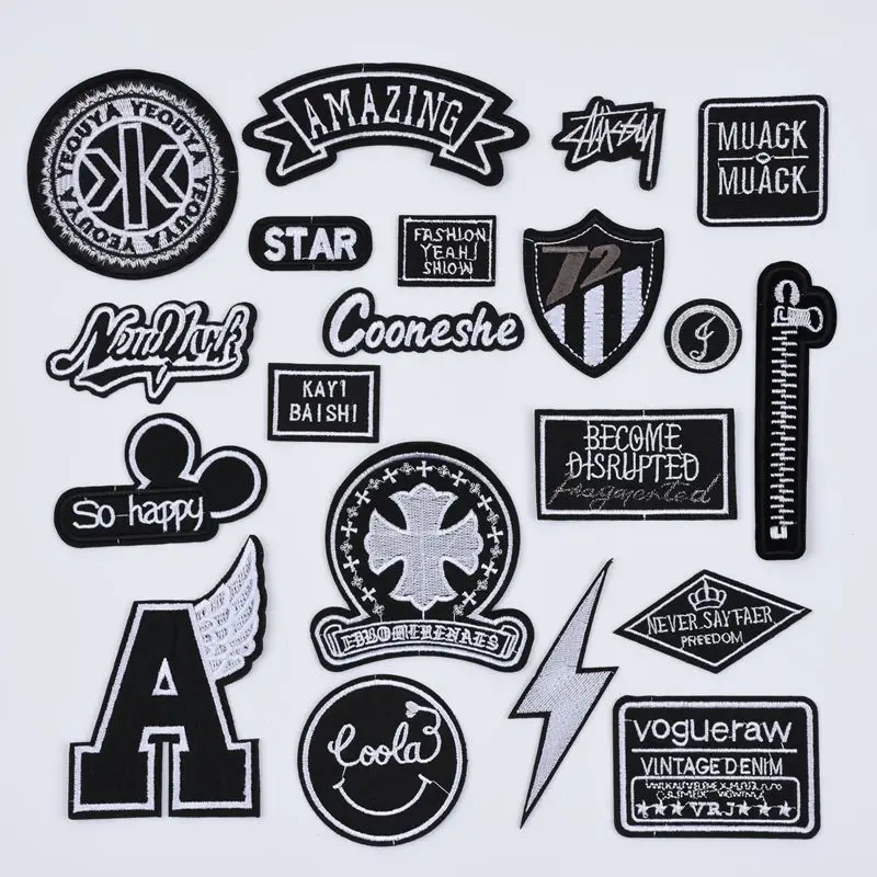 Kasasa Embroidered Flower Logo Letter Cloth Patch Patch Clothing Accessories Black Ironing Badge
Kasasa Embroidered Flower Logo Letter Cloth Patch Patch Clothing Accessories Black Ironing Badge