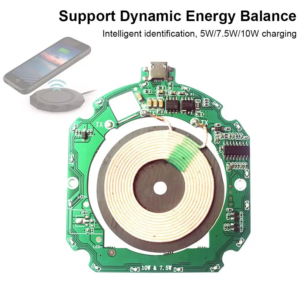 High Quality 10W QI Fast Wireless Charger PCBA Module Transmitter Circuit Board + Wireless Charging Diy Circuit Board Hot Sale
High Quality 10W QI Fast Wireless Charger PCBA Module Transmitter Circuit Board + Wireless Charging Diy Circuit Board Hot Sale
