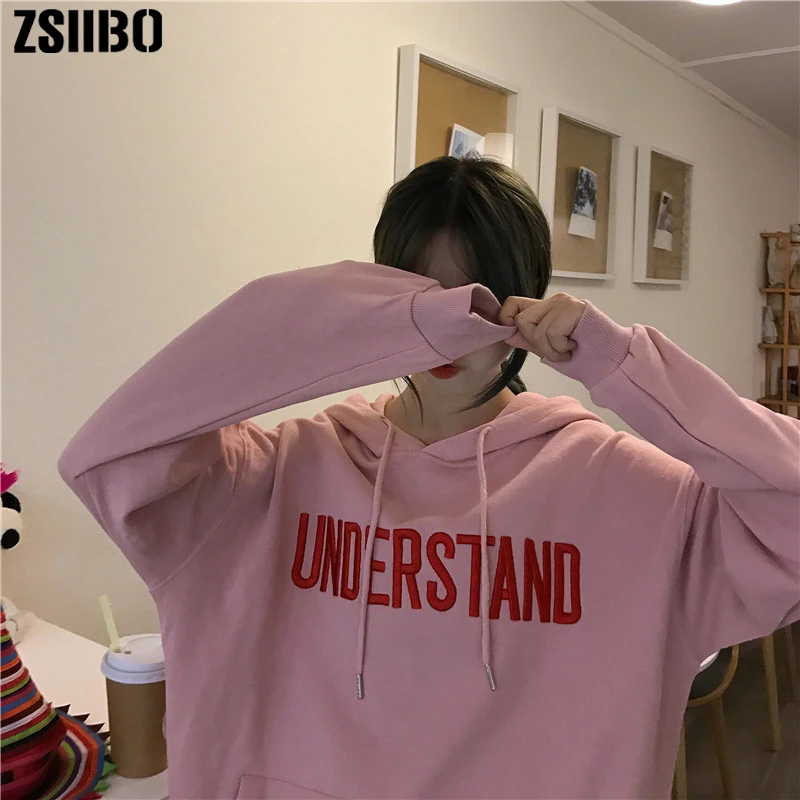 Sweatshirt women spring new 2019 fashion ins letter printing Harajuku casual taste personality loose hooded sweatshirt shirt
Sweatshirt women spring new 2019 fashion ins letter printing Harajuku casual taste personality loose hooded sweatshirt shirt