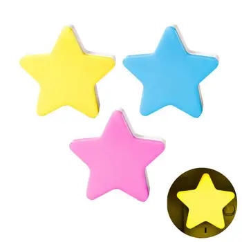 HobbyLane EU/US Plug Smart Light Sensor Star-shape LED Bed Light Night Lamp For Children Room Home Decoration Night Lights
HobbyLane EU/US Plug Smart Light Sensor Star-shape LED Bed Light Night Lamp For Children Room Home Decoration Night Lights