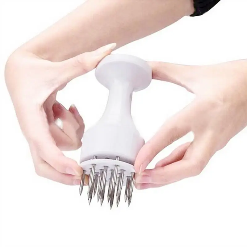 Steak Needle Knock Meat Hammer Chicken Steak Tool Barbecue Meat Tenderizer Tool Stainless Steel Meat Tenderizer Needle
Steak Needle Knock Meat Hammer Chicken Steak Tool Barbecue Meat Tenderizer Tool Stainless Steel Meat Tenderizer Needle