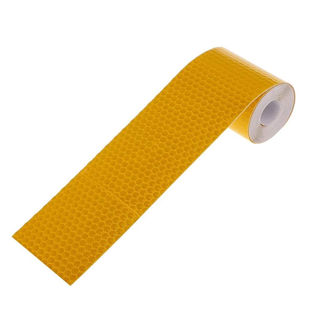 3 Meter Reflective Sticker Tape Safety Night Warning Tape Film Sticker Golden Yellow Car Reflective Accessories Car Styling
3 Meter Reflective Sticker Tape Safety Night Warning Tape Film Sticker Golden Yellow Car Reflective Accessories Car Styling