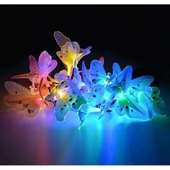 Solar Garden String Lights 12 LED Butterfly Design Multi-color Changing Decorative Lights Decorative Lights for Home, Patio, Gar
Solar Garden String Lights 12 LED Butterfly Design Multi-color Changing Decorative Lights Decorative Lights for Home, Patio, Gar
