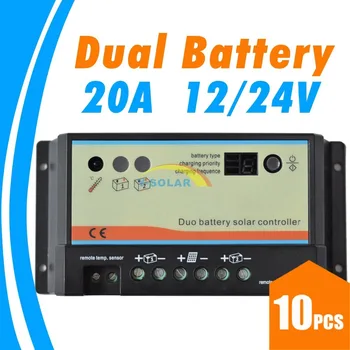 10PCS 20A Dual Battery Solar Charge Controller Dual Power Automatic Transfer Switch Charge Regulator 12V 24V Auto Work
10PCS 20A Dual Battery Solar Charge Controller Dual Power Automatic Transfer Switch Charge Regulator 12V 24V Auto Work