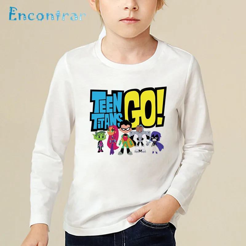 Children Cartoon Print Teen Titans Go T-shirt Kids Long Sleeve Comfortable Tops Baby Boys/Girls Casual Funny T shirt,LKP5129
Children Cartoon Print Teen Titans Go T-shirt Kids Long Sleeve Comfortable Tops Baby Boys/Girls Casual Funny T shirt,LKP5129