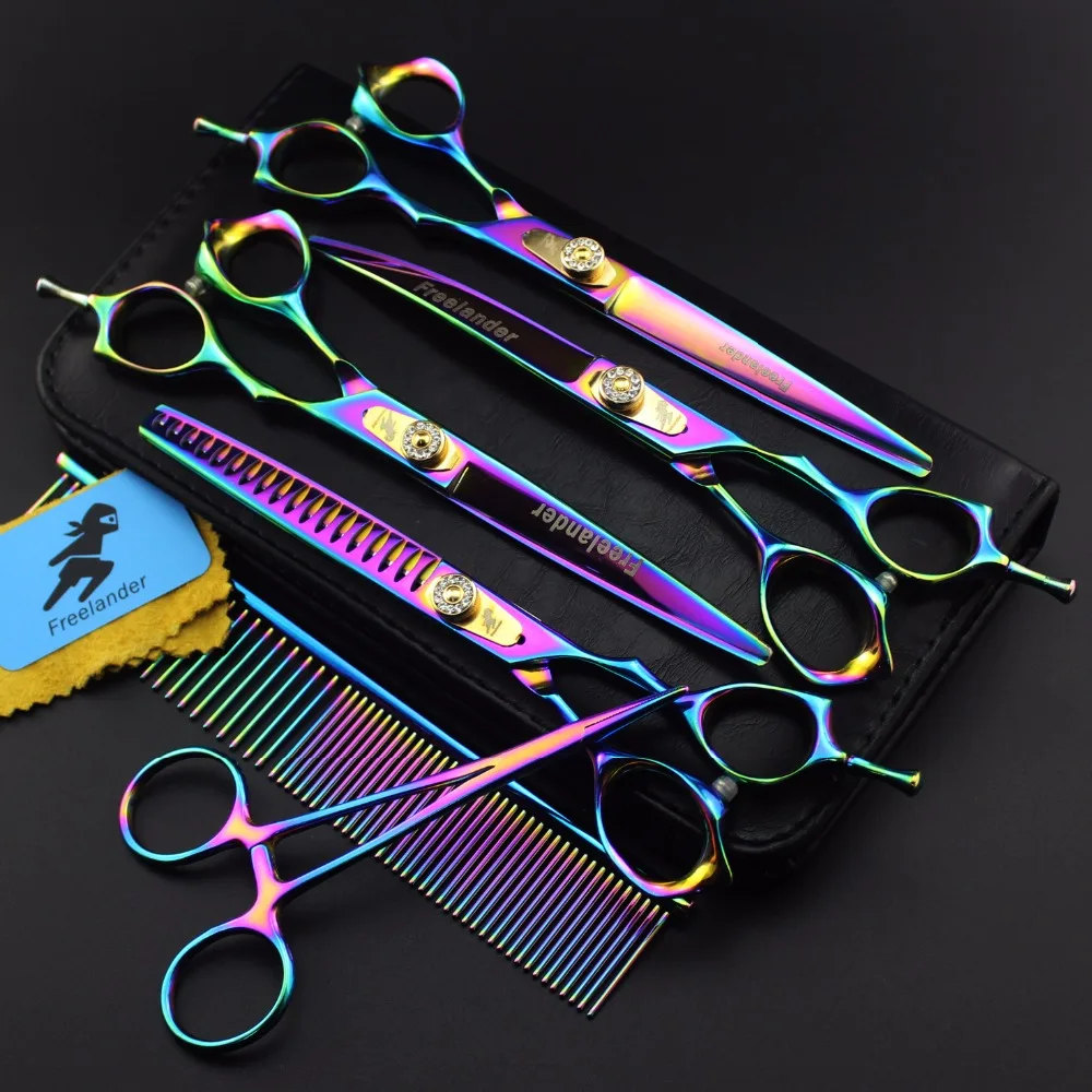 7.0inch Professional Premium Sharp Edge Dog PET GROOMING SCISSORS SHEARS Pet Scissors Set technicolor
7.0inch Professional Premium Sharp Edge Dog PET GROOMING SCISSORS SHEARS Pet Scissors Set technicolor