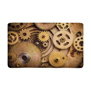 Mechanical Clocks Details Over Old Metal Anti-Slip Door Mat Home Decor Personalized Indoor Entrance Doormat
Mechanical Clocks Details Over Old Metal Anti-Slip Door Mat Home Decor Personalized Indoor Entrance Doormat