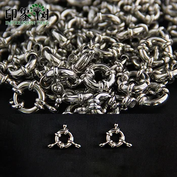 10pcs 4*7mm Best Quality Copper Spring Ring Clasps Sailor Buckle Hooks Connection For Necklace Bracelet DIY Buckle 1140
10pcs 4*7mm Best Quality Copper Spring Ring Clasps Sailor Buckle Hooks Connection For Necklace Bracelet DIY Buckle 1140